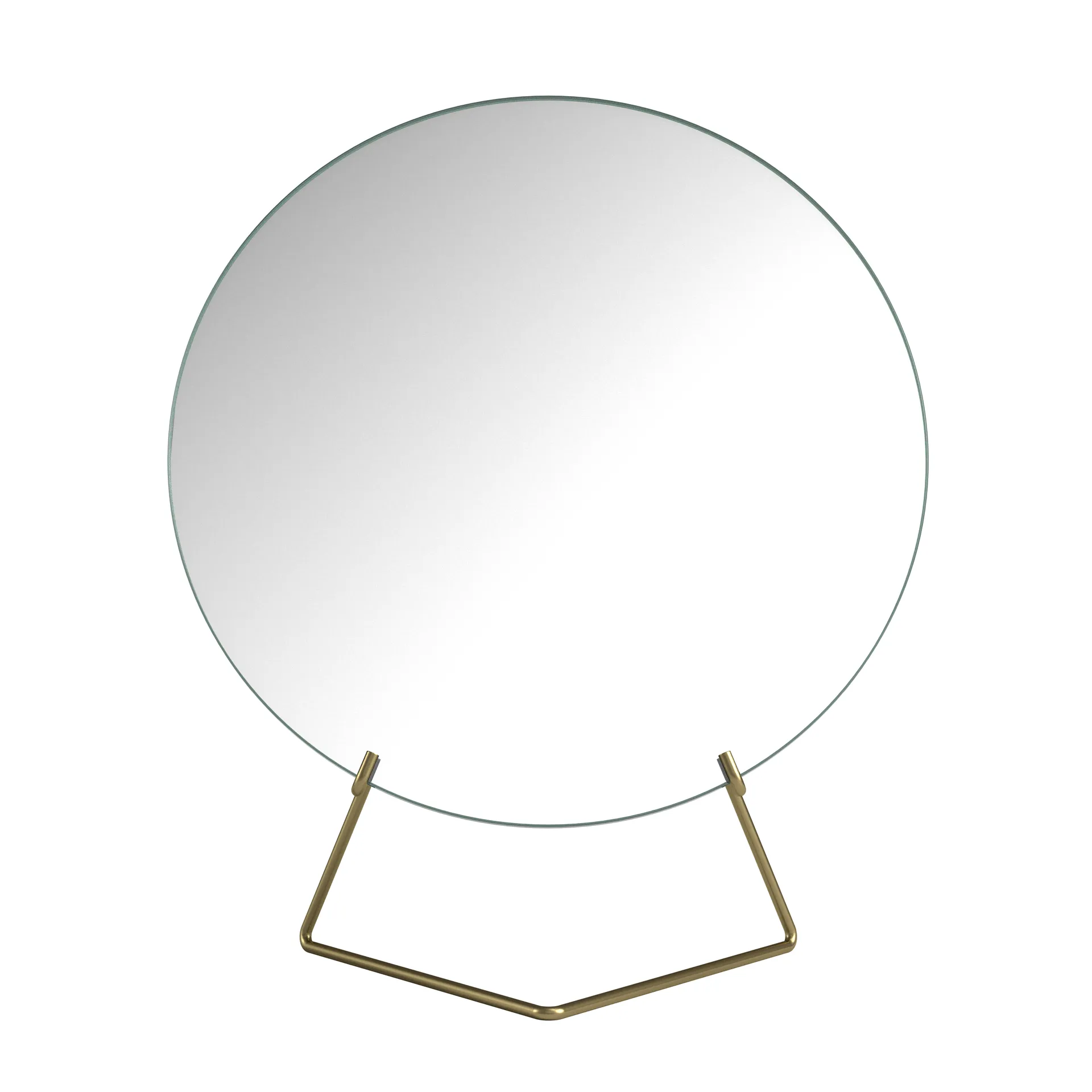 Miroir de sol Ø30 cm, Laiton MOEBE