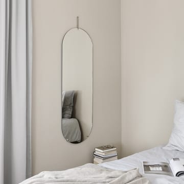 Miroir mural Moebe 133 cm - Stainless steel - MOEBE