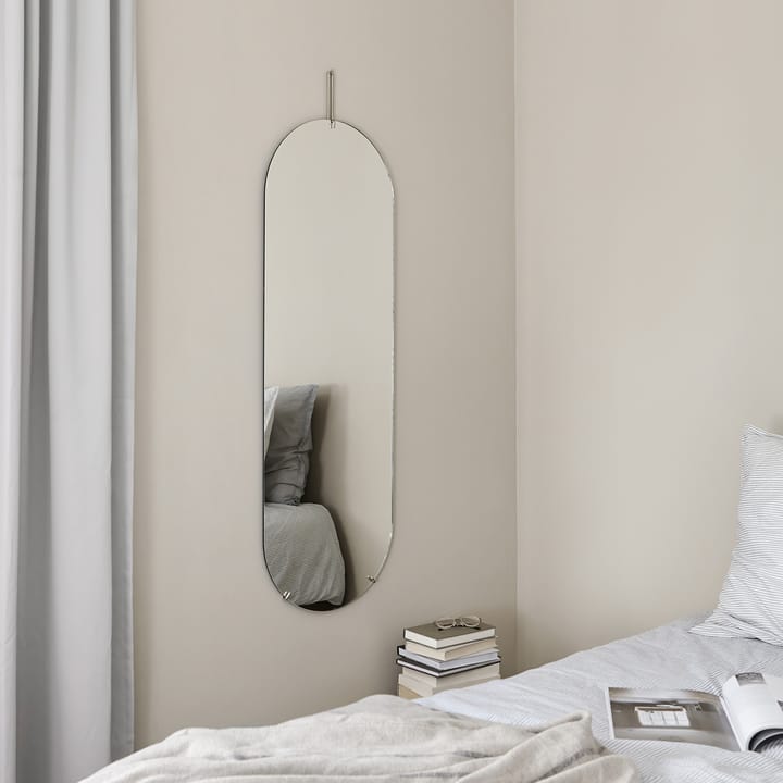 Miroir mural Moebe 133 cm, Stainless steel MOEBE