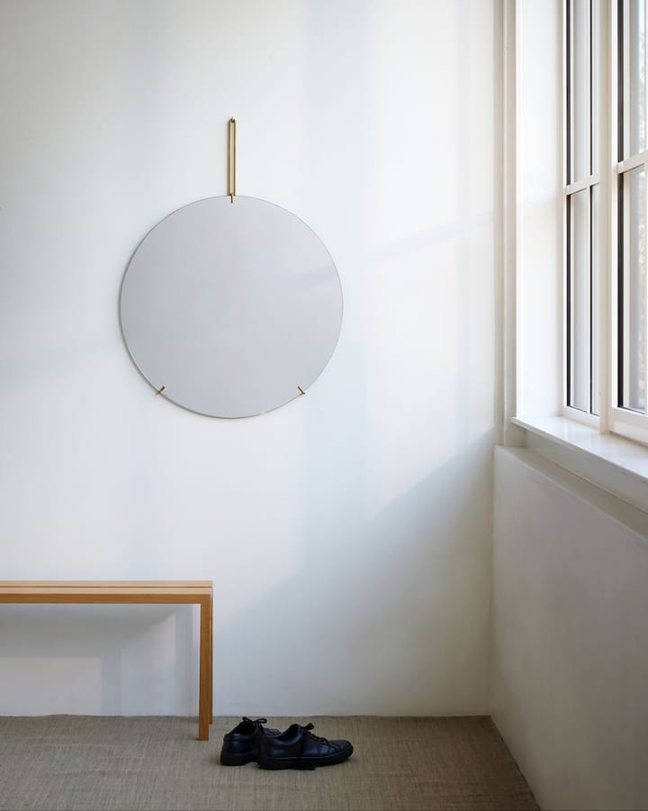 Miroir mural Moebe Ø70 cm, Stainless steel MOEBE