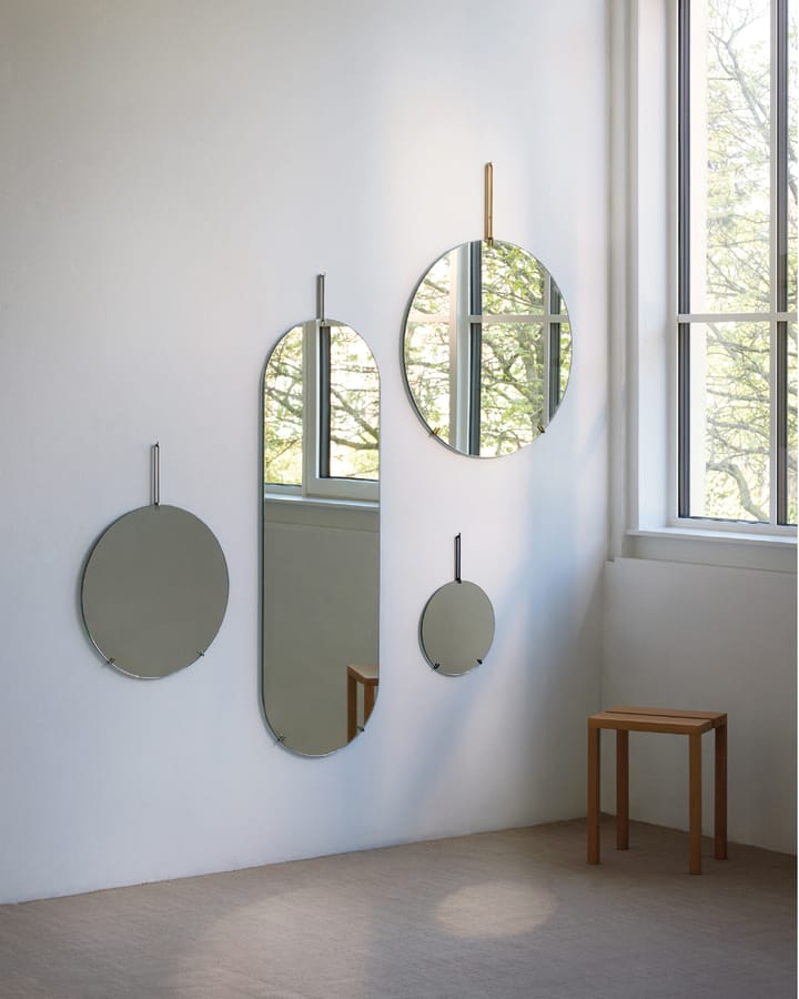 Miroir mural Moebe Ø70 cm, Stainless steel MOEBE