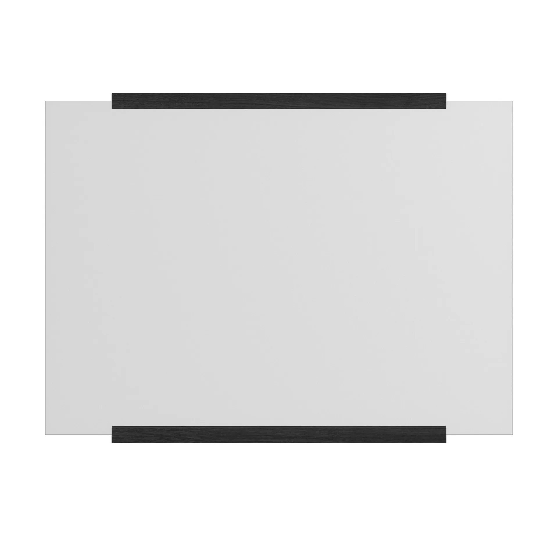 Miroir mural rectangulaire 30x40 cm, Noir MOEBE