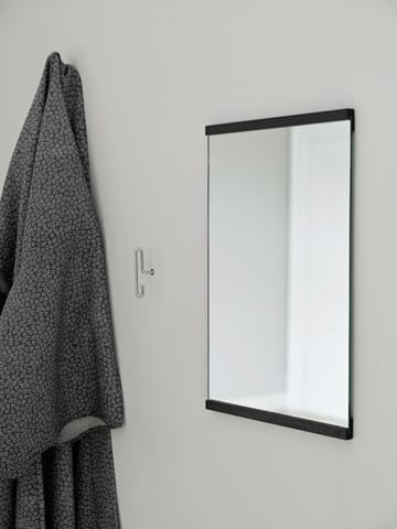 Miroir mural rectangulaire 30x40 cm - Noir - MOEBE