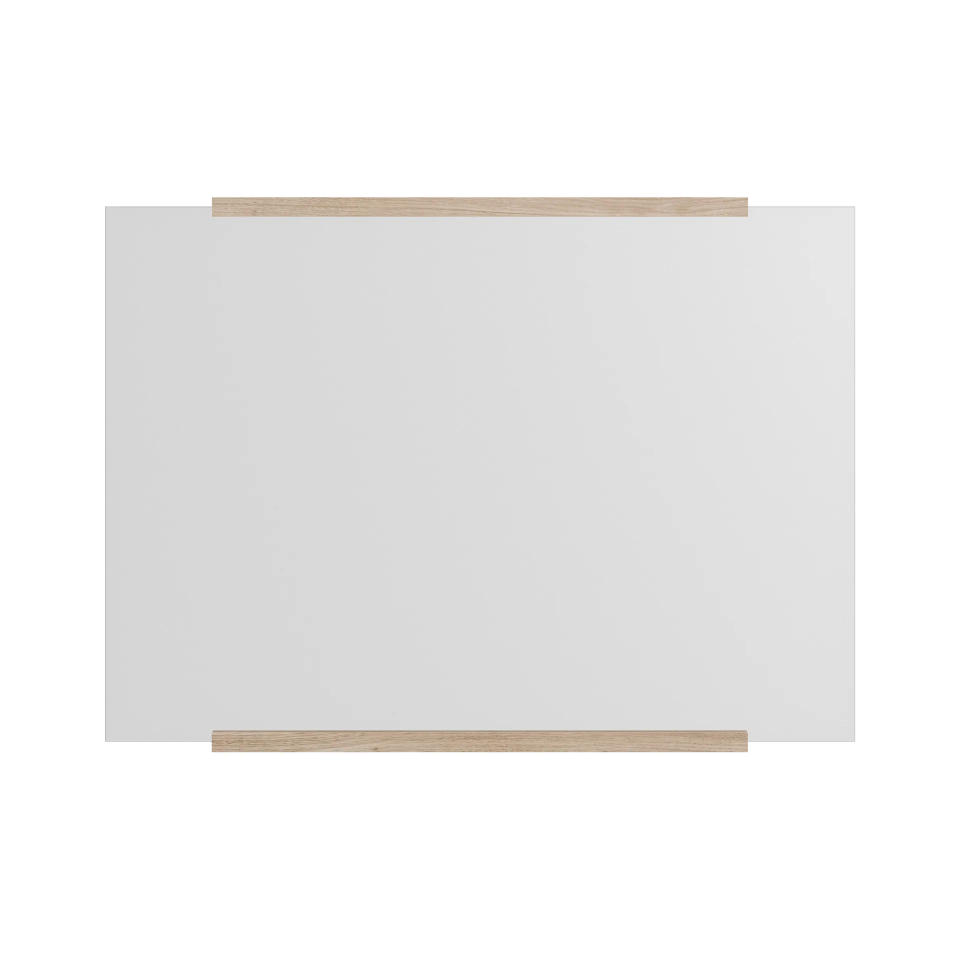 Miroir mural rectangulaire 50x70 cm, Chêne MOEBE