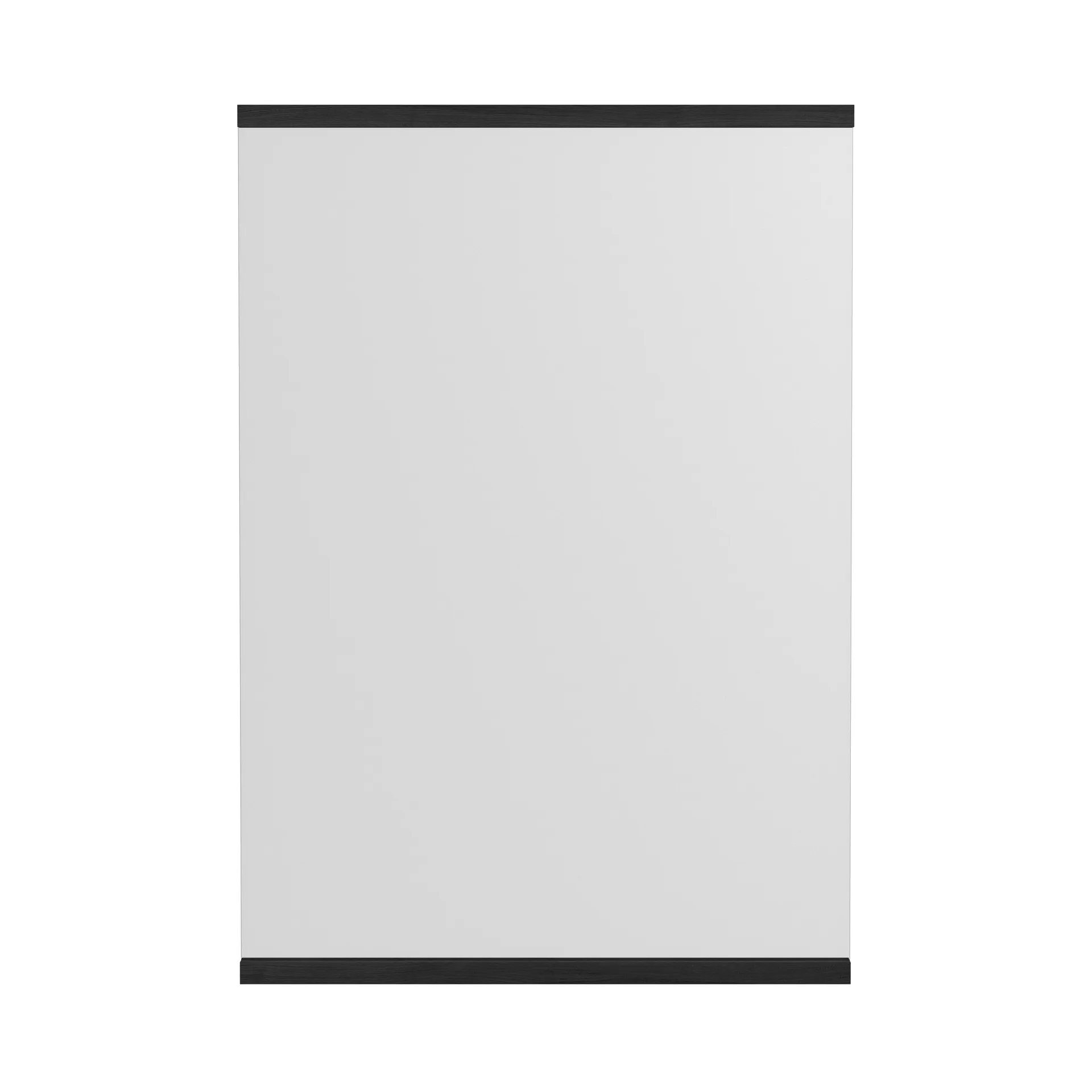Miroir mural rectangulaire 50x70 cm, Noir MOEBE