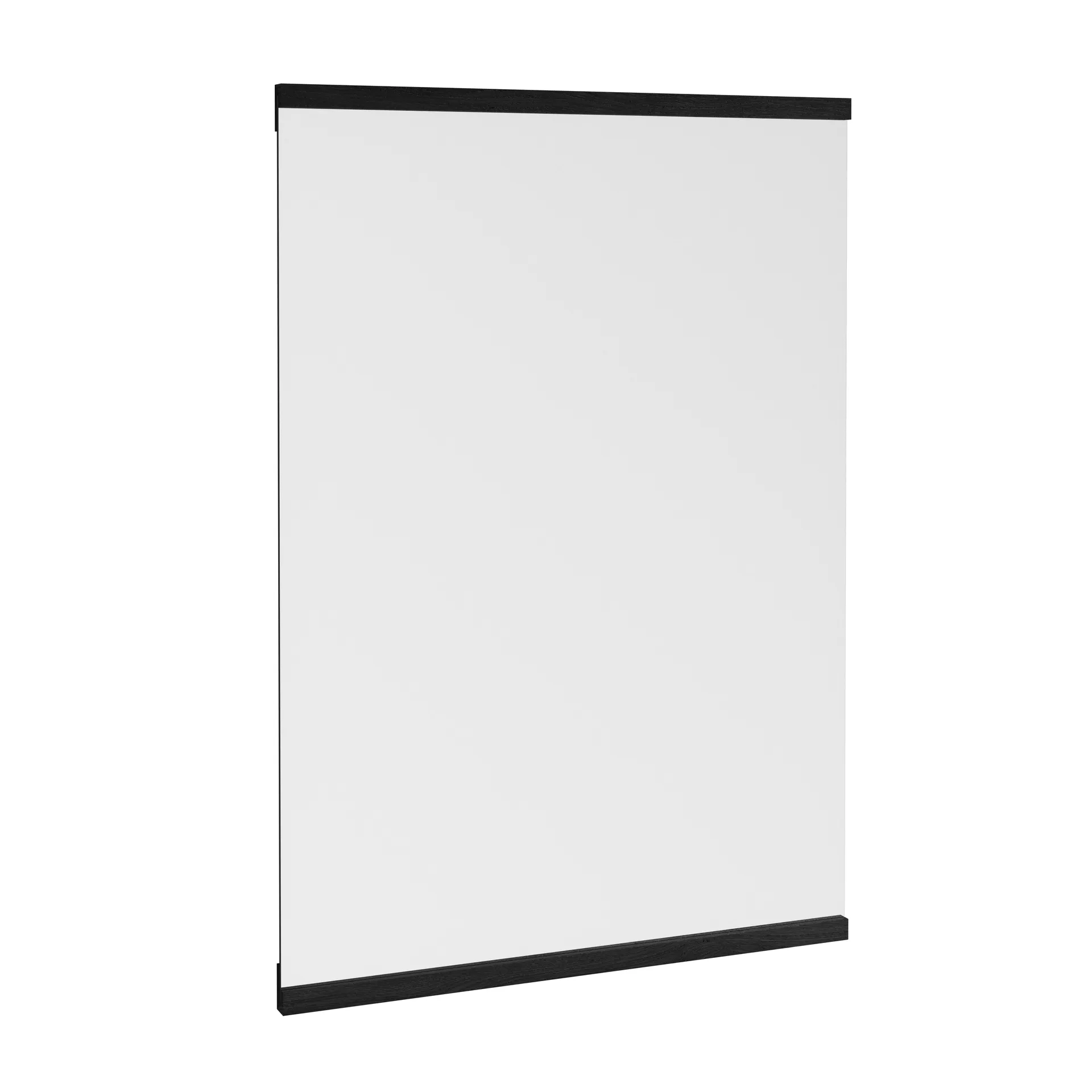 Miroir mural rectangulaire 50x70 cm, Noir MOEBE