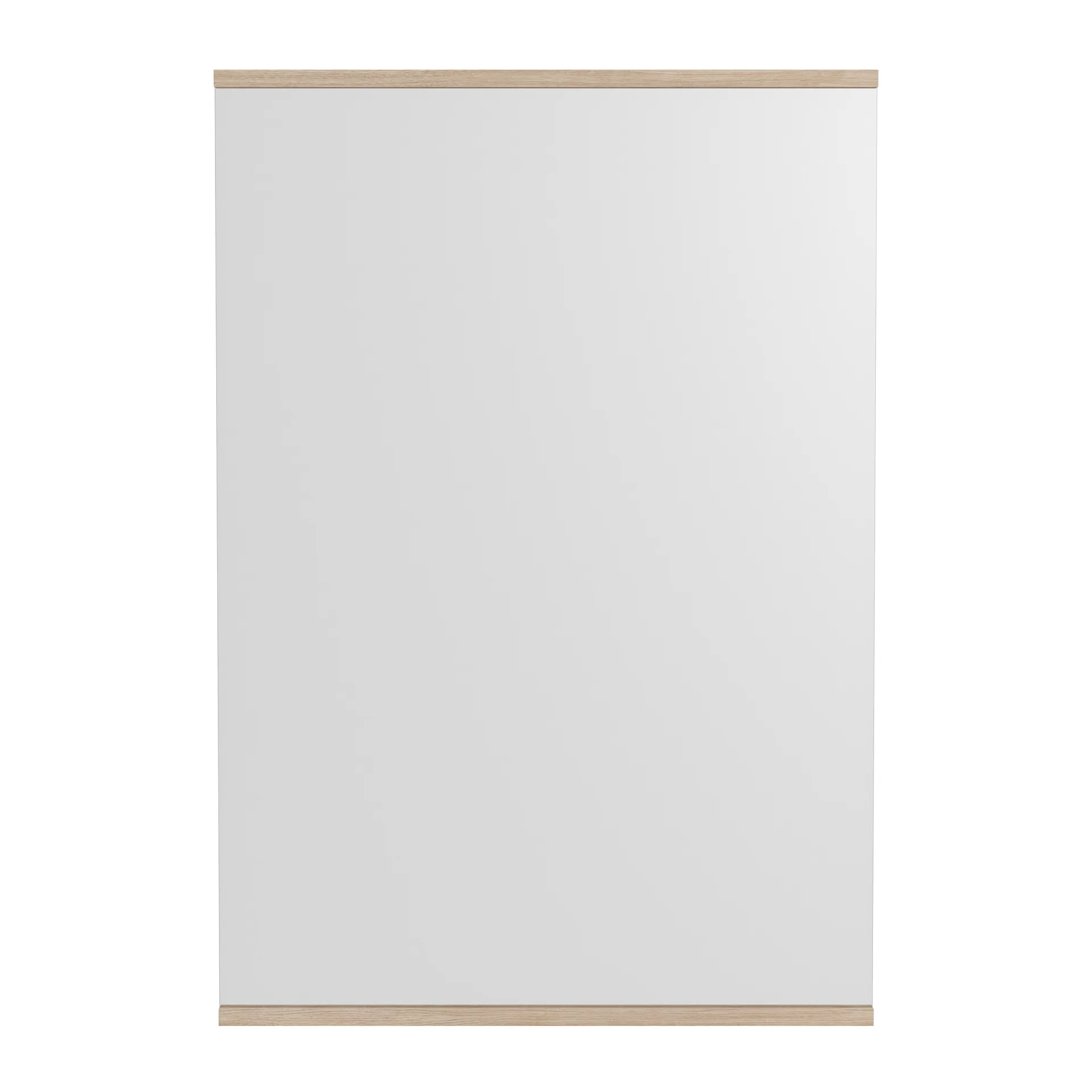 Miroir mural rectangulaire 70x100 cm, Chêne MOEBE
