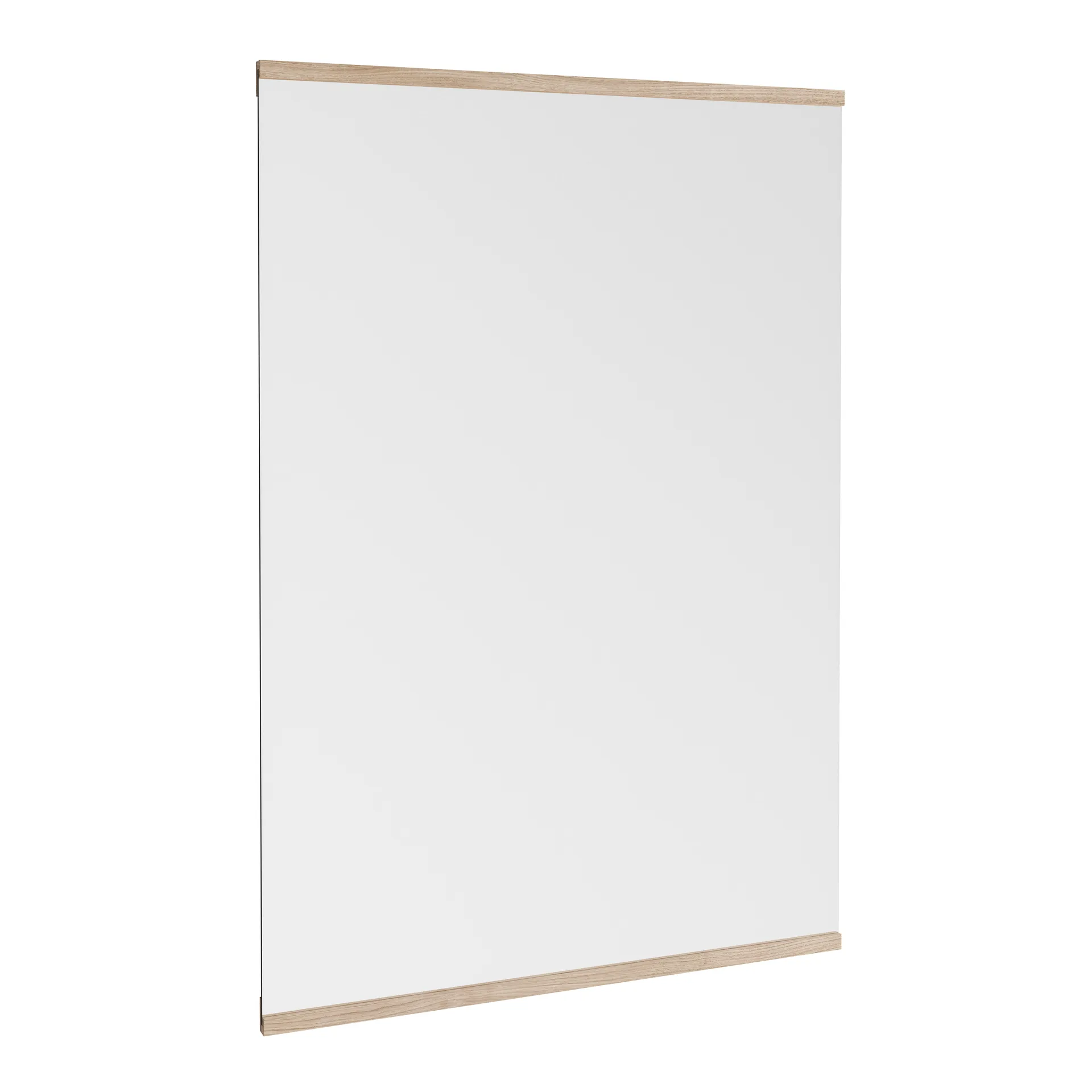 Miroir mural rectangulaire 70x100 cm, Chêne MOEBE