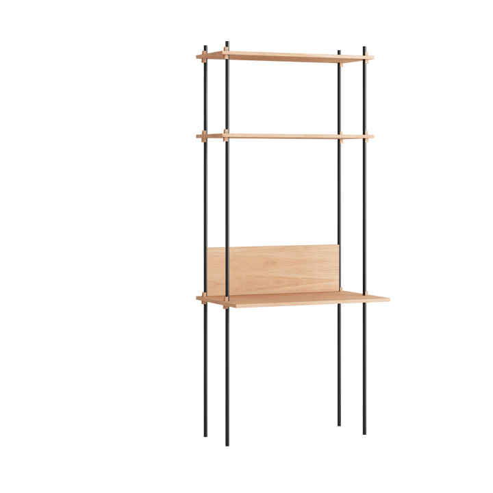 Moebe shelving system s.200.1.D - Chêne-noir - MOEBE