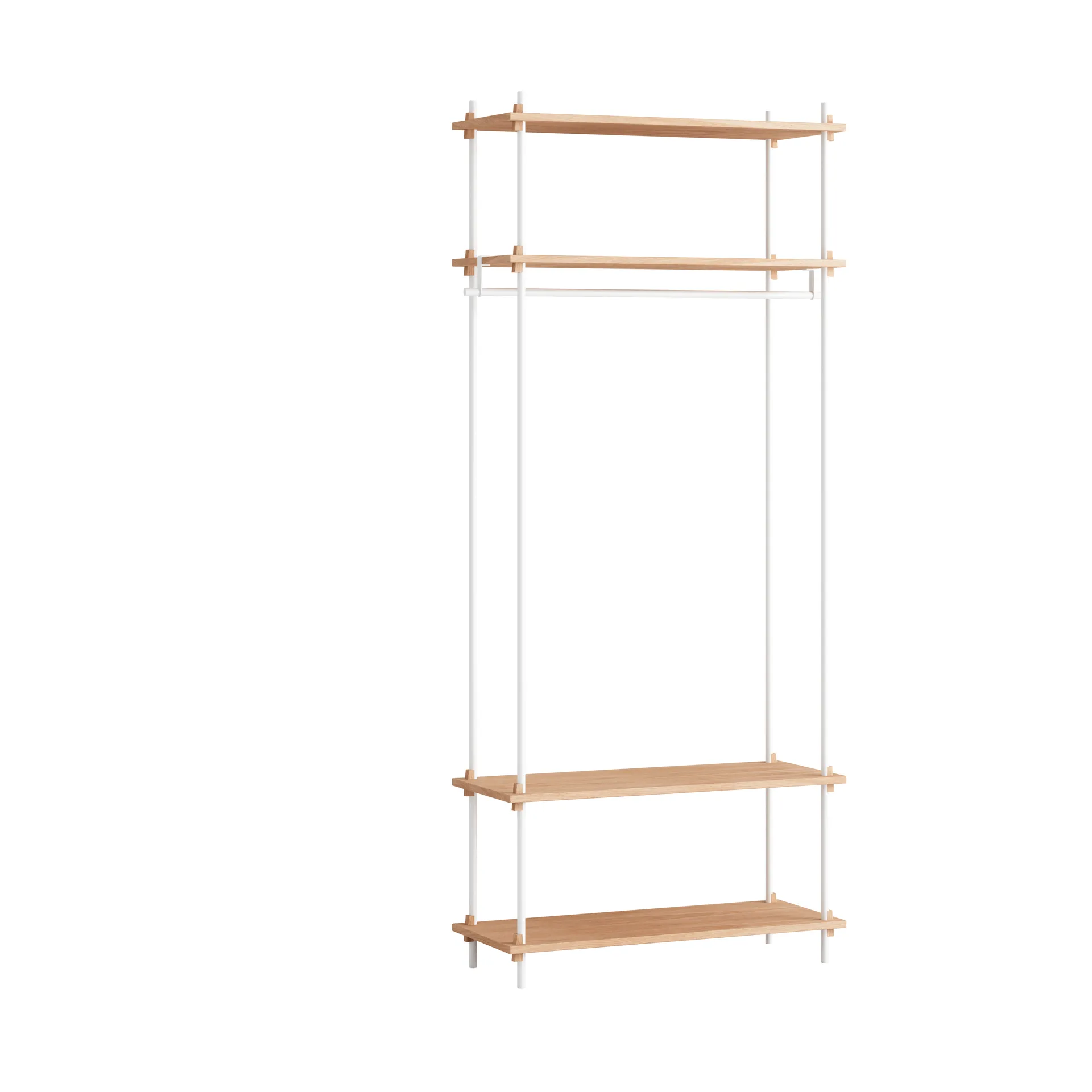Moebe shelving system s.200.1.F, Chêne-blanc MOEBE