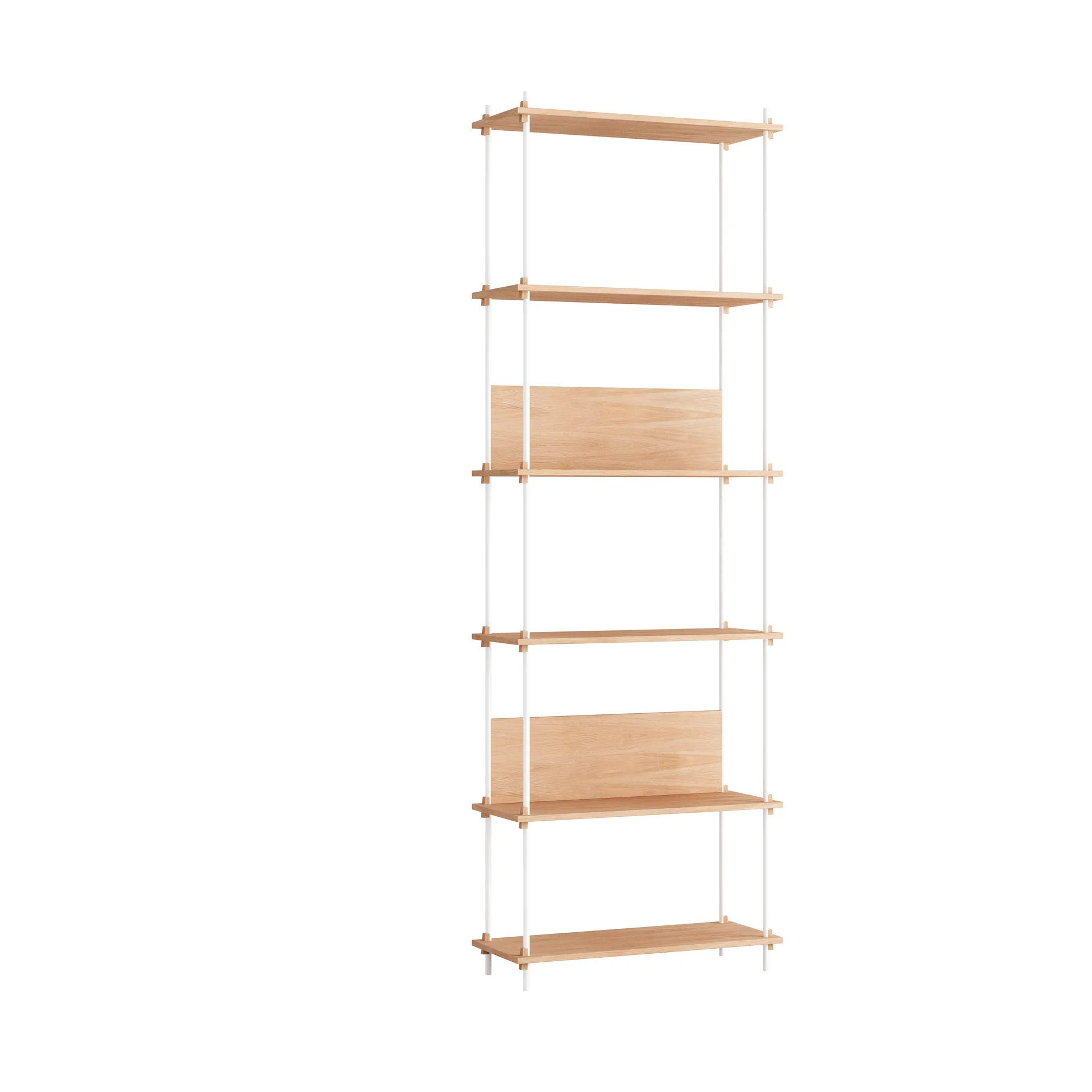 Moebe shelving system s.255.1.A, Chêne-blanc MOEBE