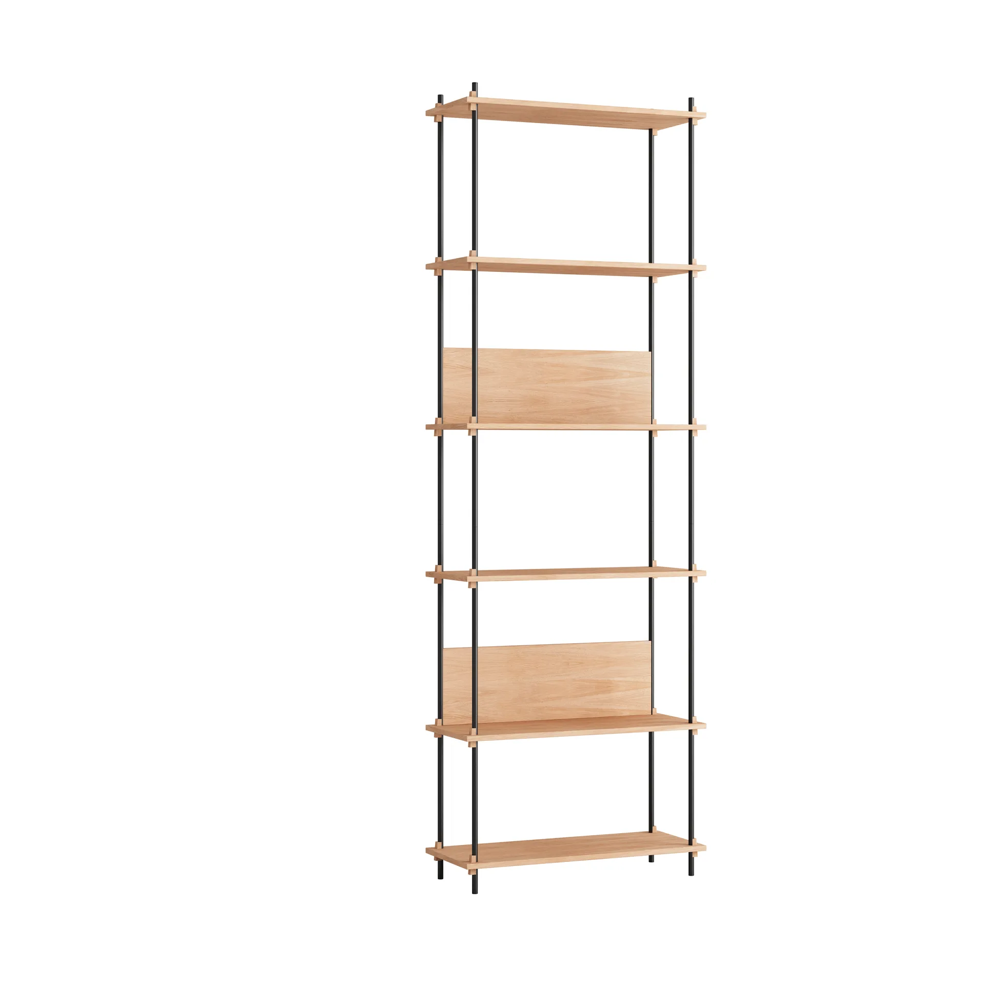 Moebe shelving system s.255.1.A, Chêne-noir MOEBE