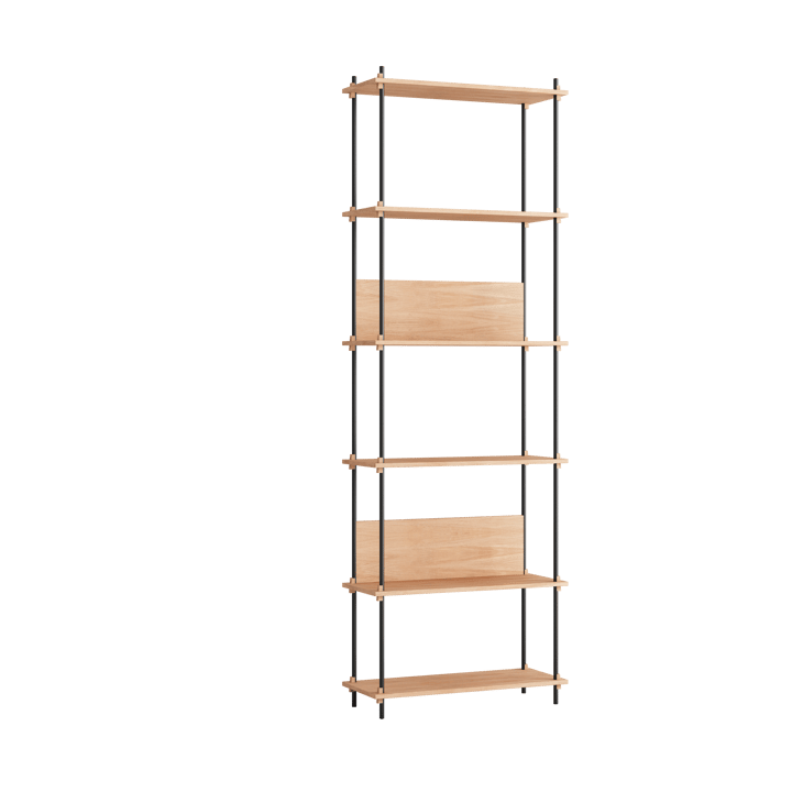 Moebe shelving system s.255.1.A - Chêne-noir - MOEBE