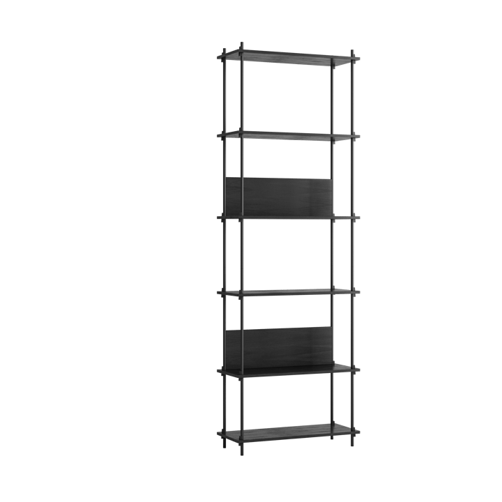 Moebe shelving system s.255.1.A - Noir - MOEBE