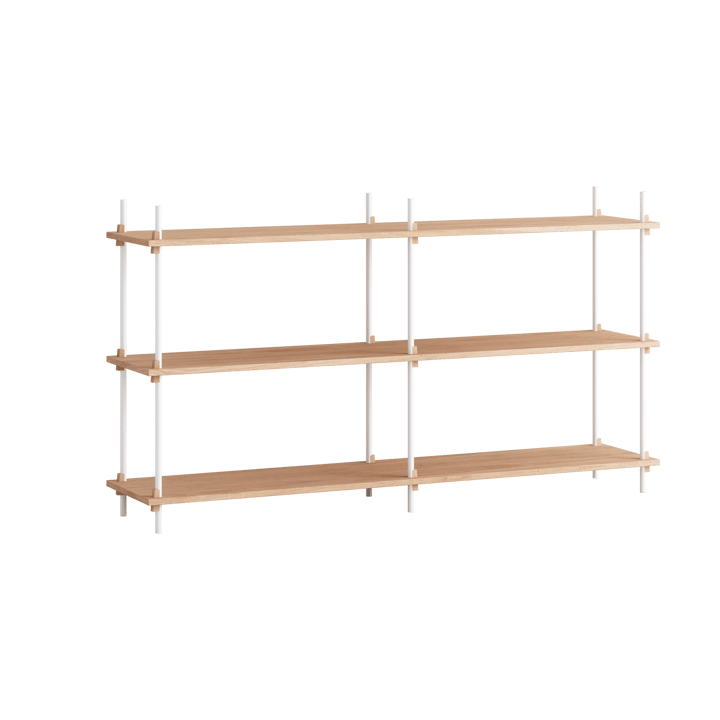 Moebe shelving system s.85.2.B - Chêne-blanc - MOEBE