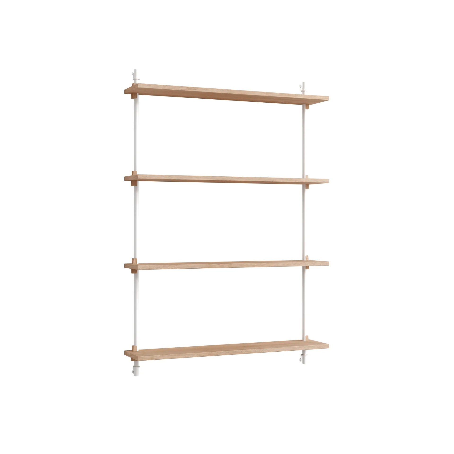 Moebe wall shelving ws.115.1, Chêne-blanc MOEBE