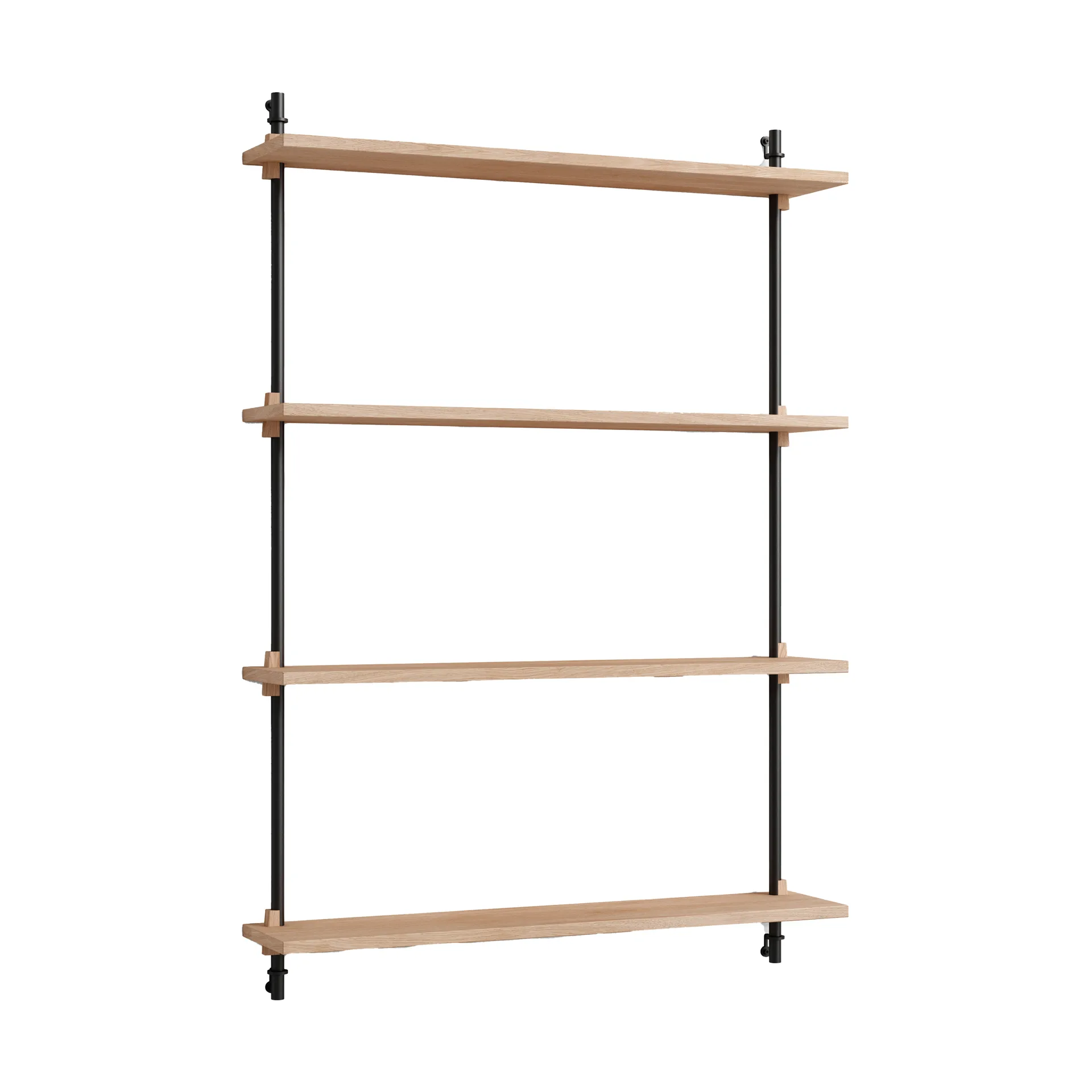 Moebe wall shelving ws.115.1, Chêne-noir MOEBE