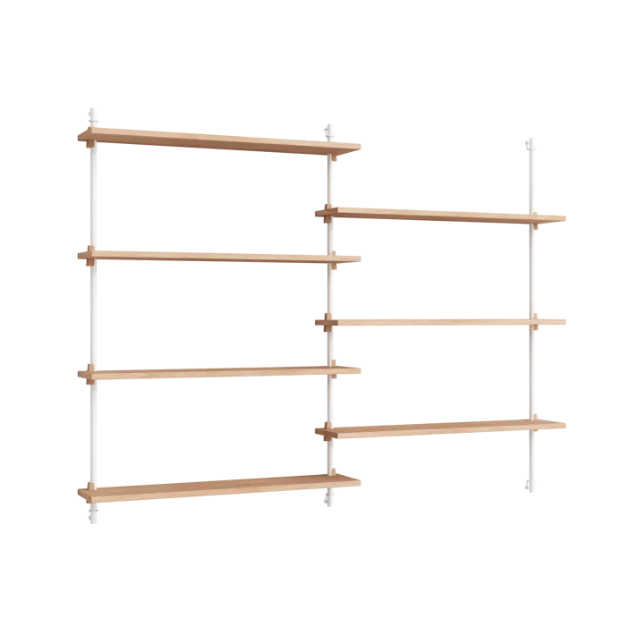 Moebe wall shelving ws.115.2 - Chêne-blanc - MOEBE