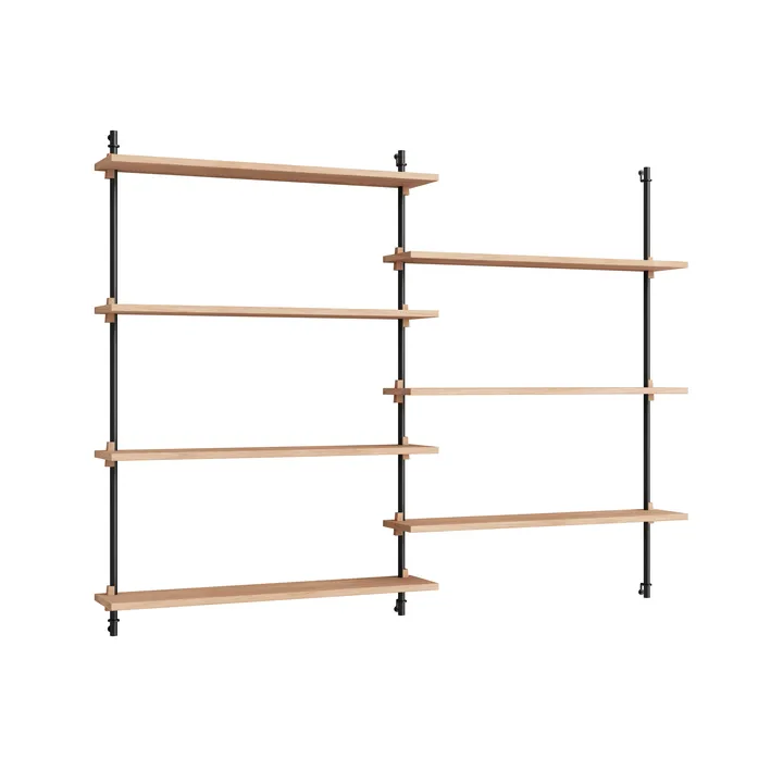 Moebe wall shelving ws.115.2 - Chêne-noir - MOEBE
