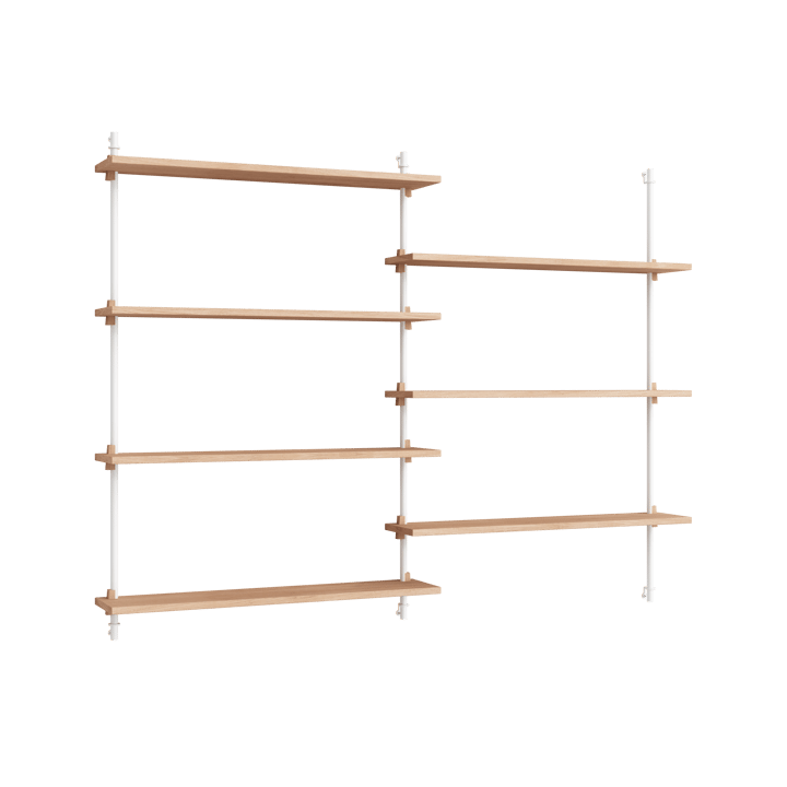 Moebe wall shelving ws.115.2.B - Chêne-blanc - MOEBE