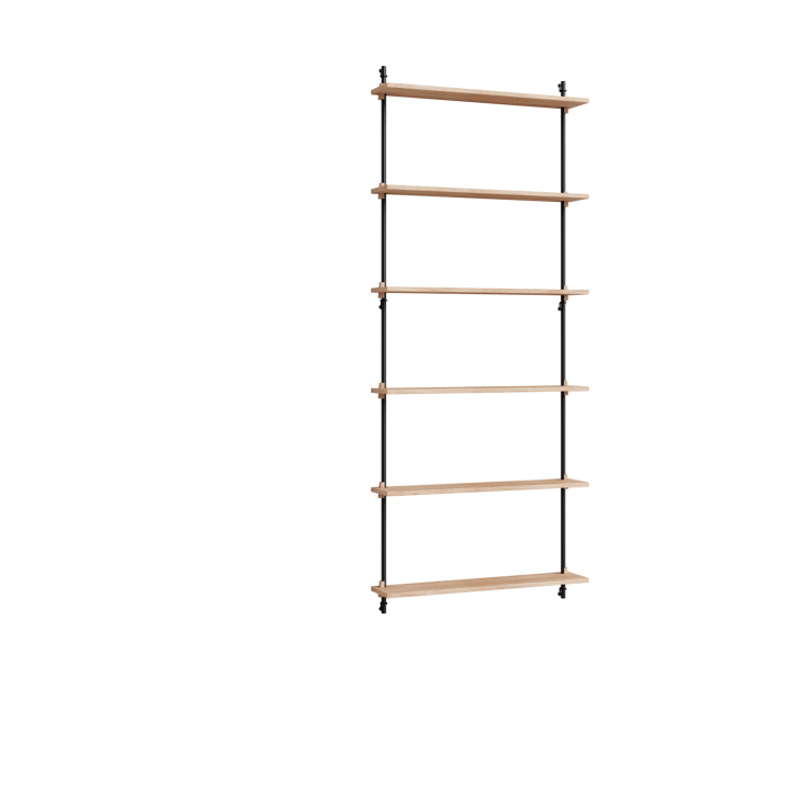 Moebe wall shelving ws.200.1 - Chêne-noir - MOEBE