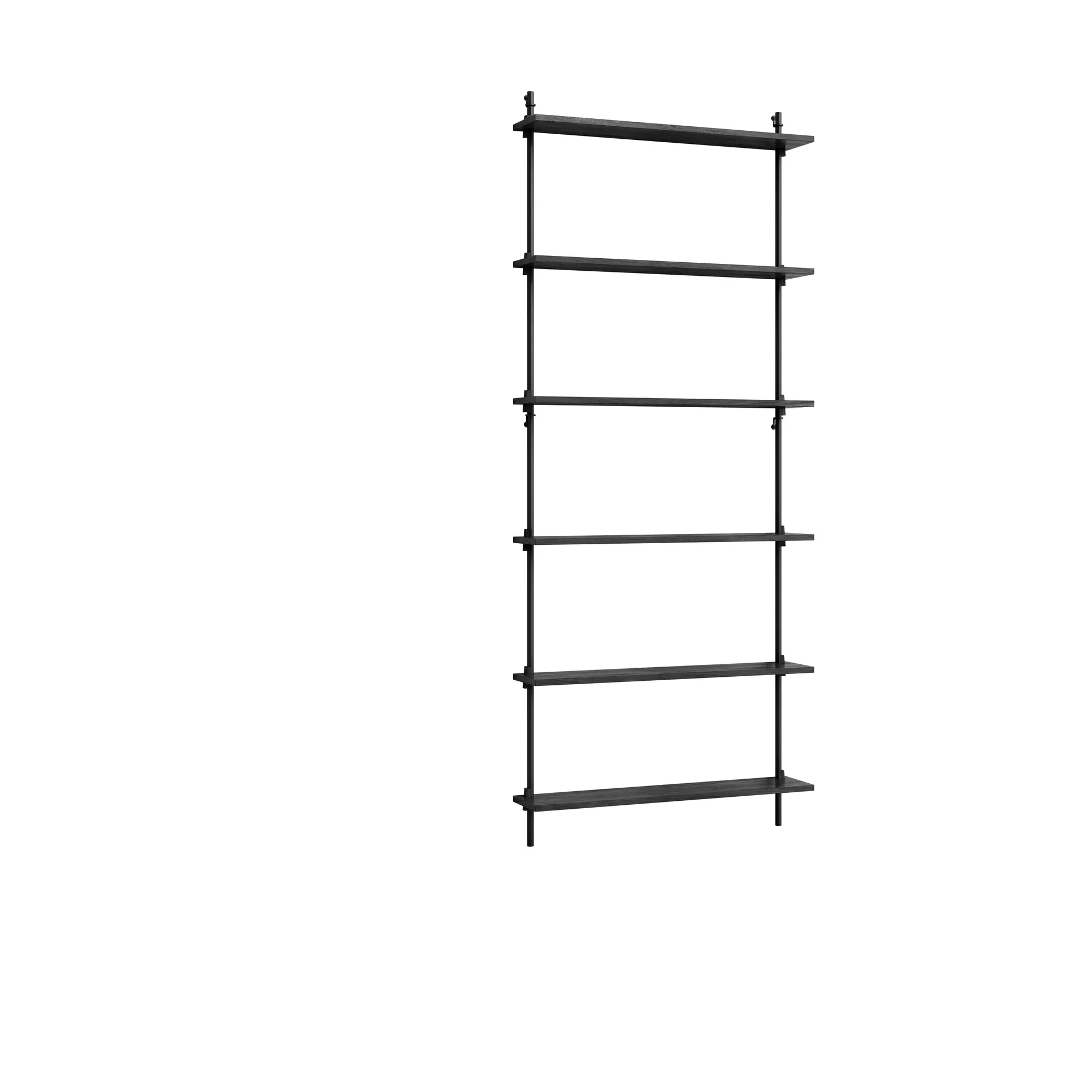 Moebe wall shelving ws.200.1, Noir MOEBE