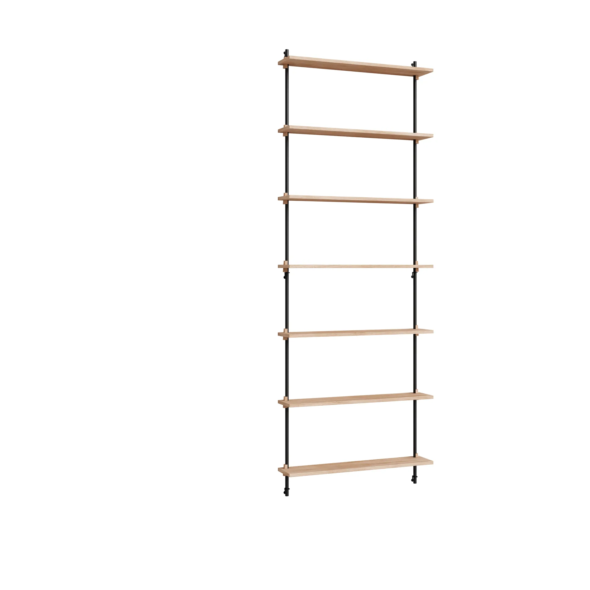 Moebe wall shelving ws.230.1, Chêne-noir MOEBE