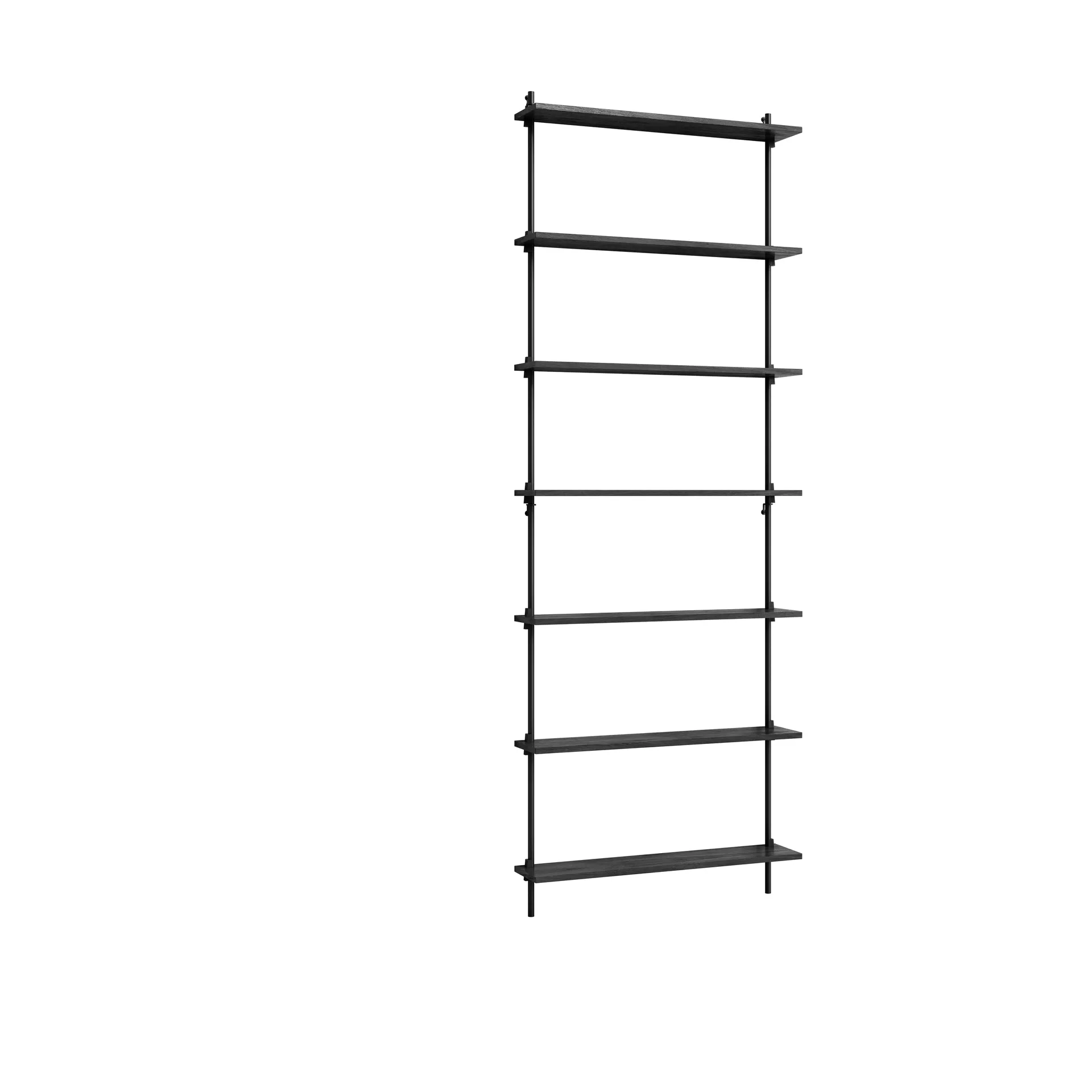Moebe wall shelving ws.230.1, Noir MOEBE