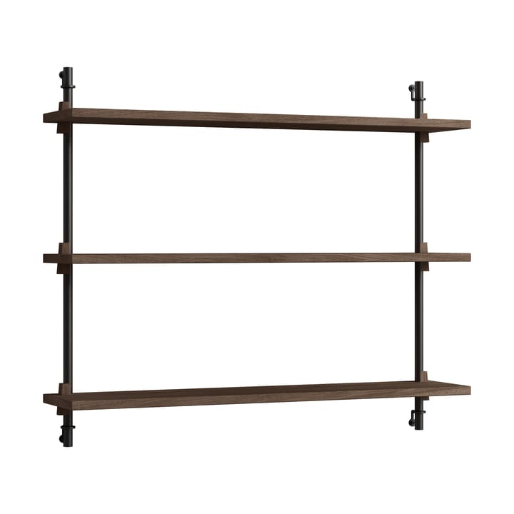 Moebe wall shelving ws.65.1 - Chêne fumé-noir - MOEBE