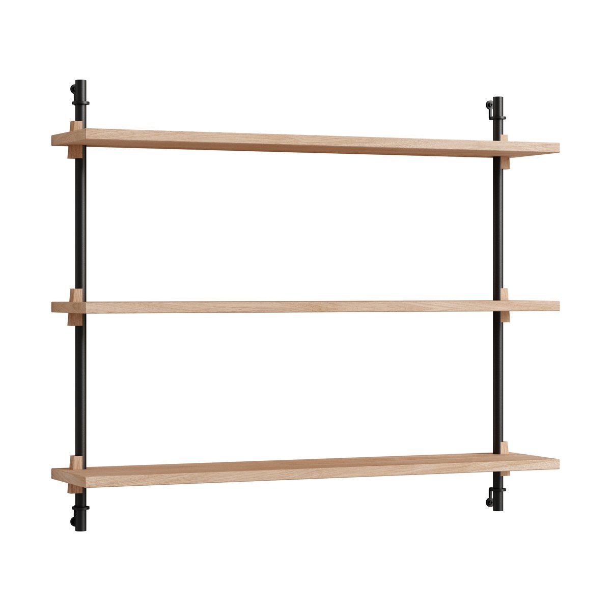 MOEBE Moebe wall shelving ws.65.1 Chêne-noir | Design Scandinave | Étagères & systèmes de rayonnage | Marron