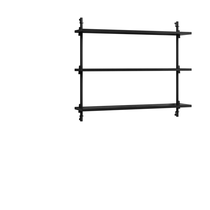 Moebe wall shelving ws.65.1 - Noir - MOEBE