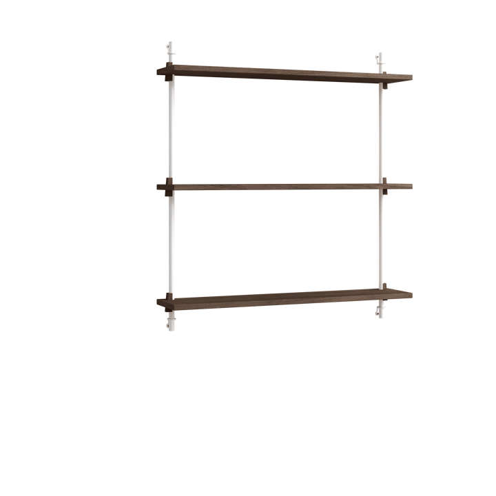 Moebe wall shelving ws.85.1 - Chêne fumé-blanc - MOEBE