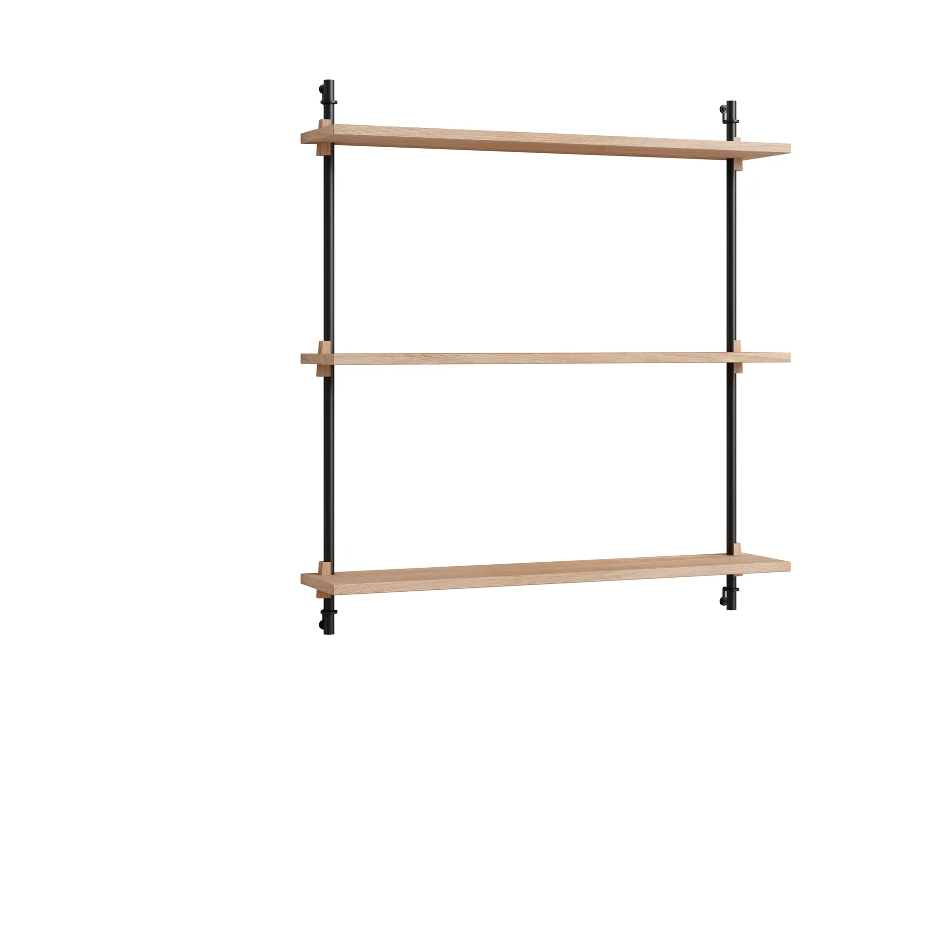 Moebe wall shelving ws.85.1, Chêne-noir MOEBE