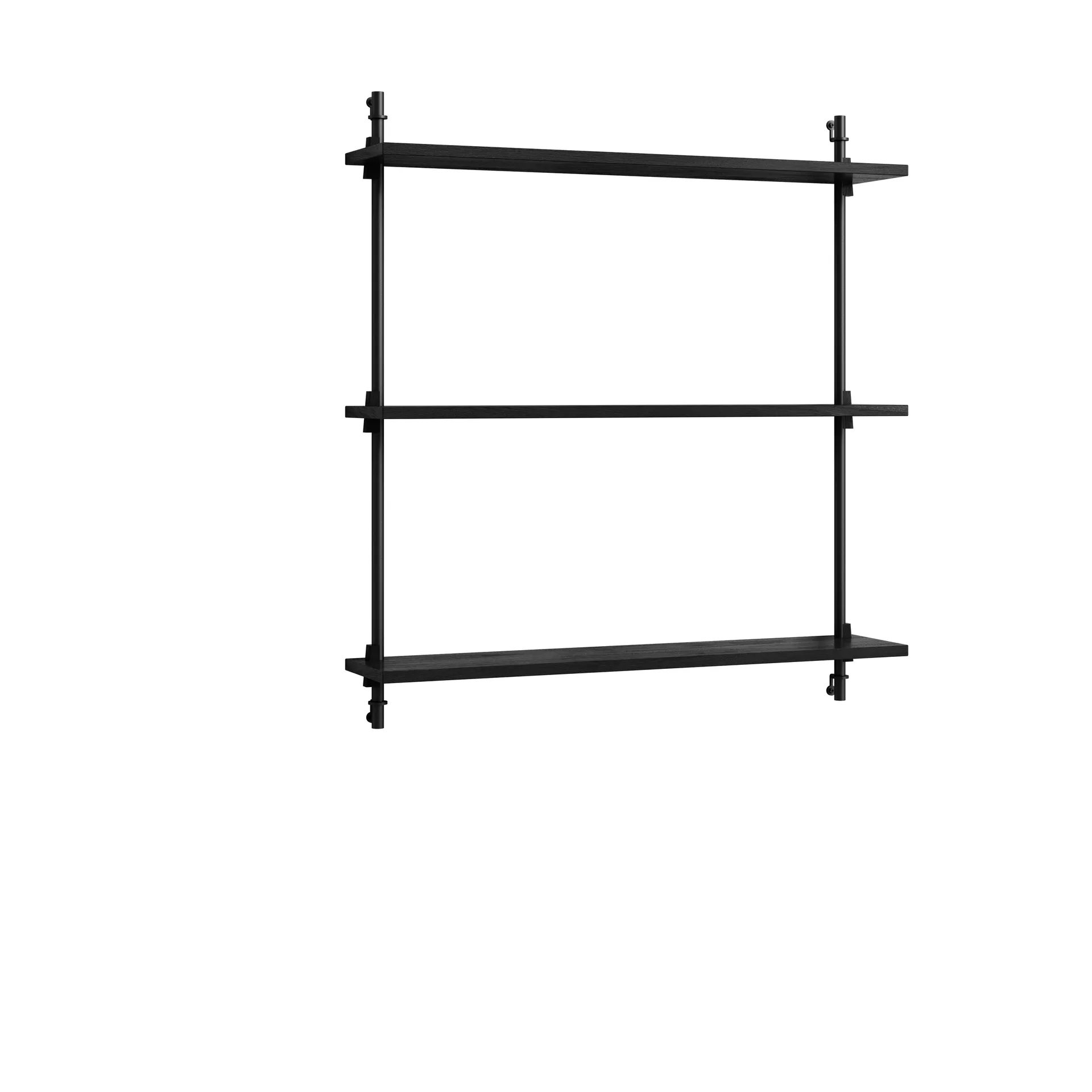 Moebe wall shelving ws.85.1, Noir MOEBE