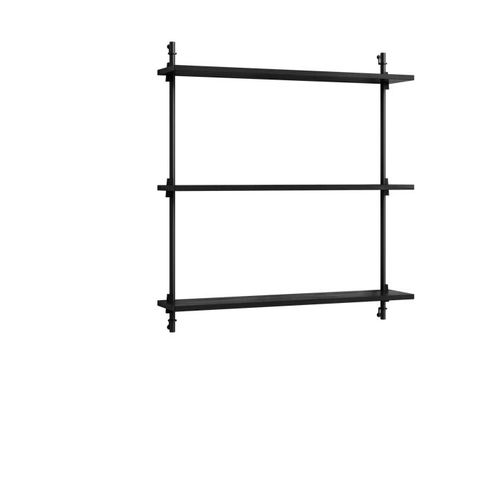 Moebe wall shelving ws.85.1 - Noir - MOEBE