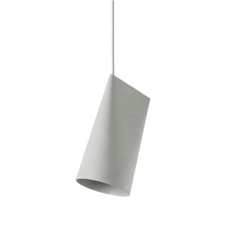 Plafonnier en céramique 11,2x22 cm - Gris clair - MOEBE