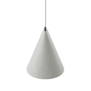 Plafonnier en céramique 23x23,5 cm - Gris clair - MOEBE