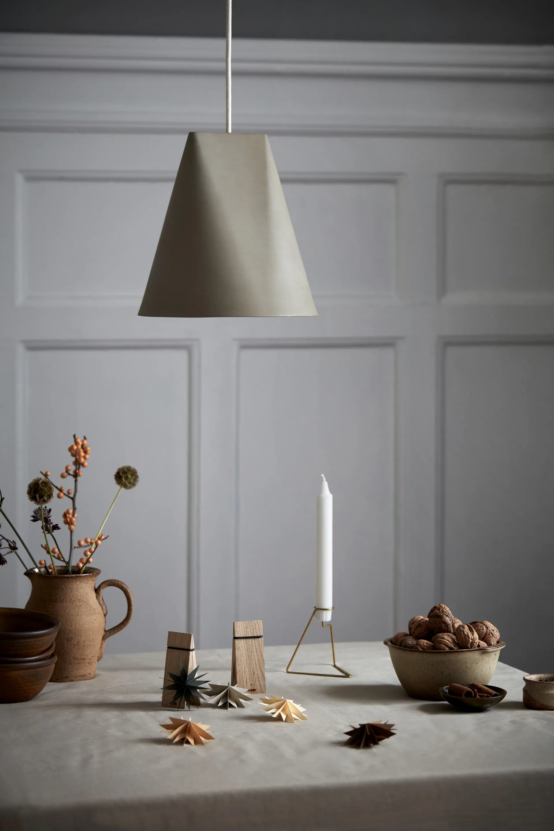 Plafonnier en céramique 23x23,5 cm, Olive MOEBE