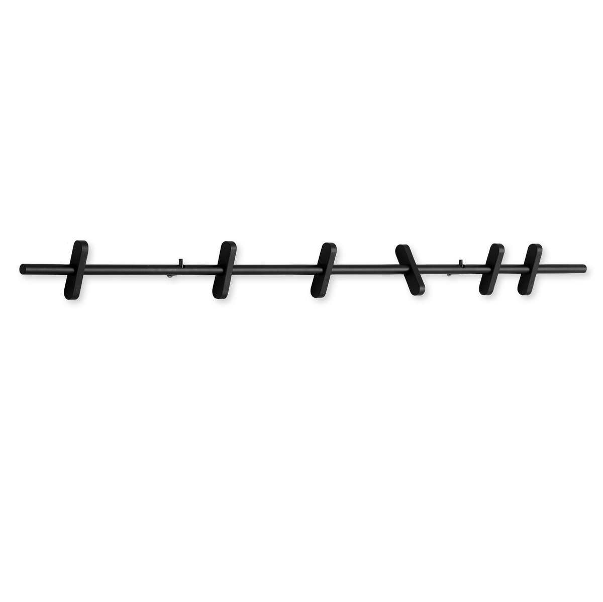MOEBE Porte-manteaux Moebe grand Noir | Design Scandinave | Crochets & Portemanteaux muraux | Noir
