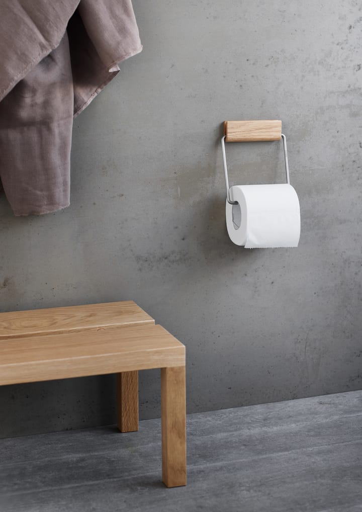 Porte-papier toilette Moebe - Chêne-acier - MOEBE