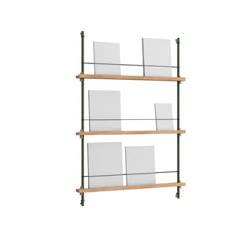 Porte-revues Magazine Shelving - Chêne-pine green, 85×115×7 cm, MS.115.1 - MOEBE