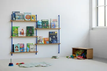 Porte-revues Magazine Shelving - Chêne-pine green, 85x180x7 cm, MS.180.1 - MOEBE