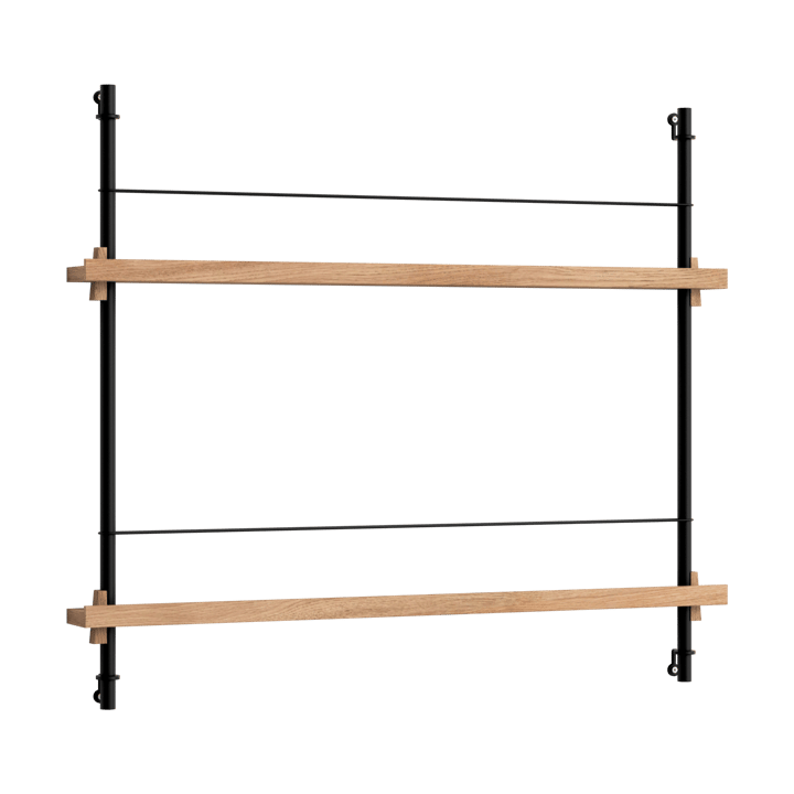 Porte-revues Moebe - Oak-black - MOEBE