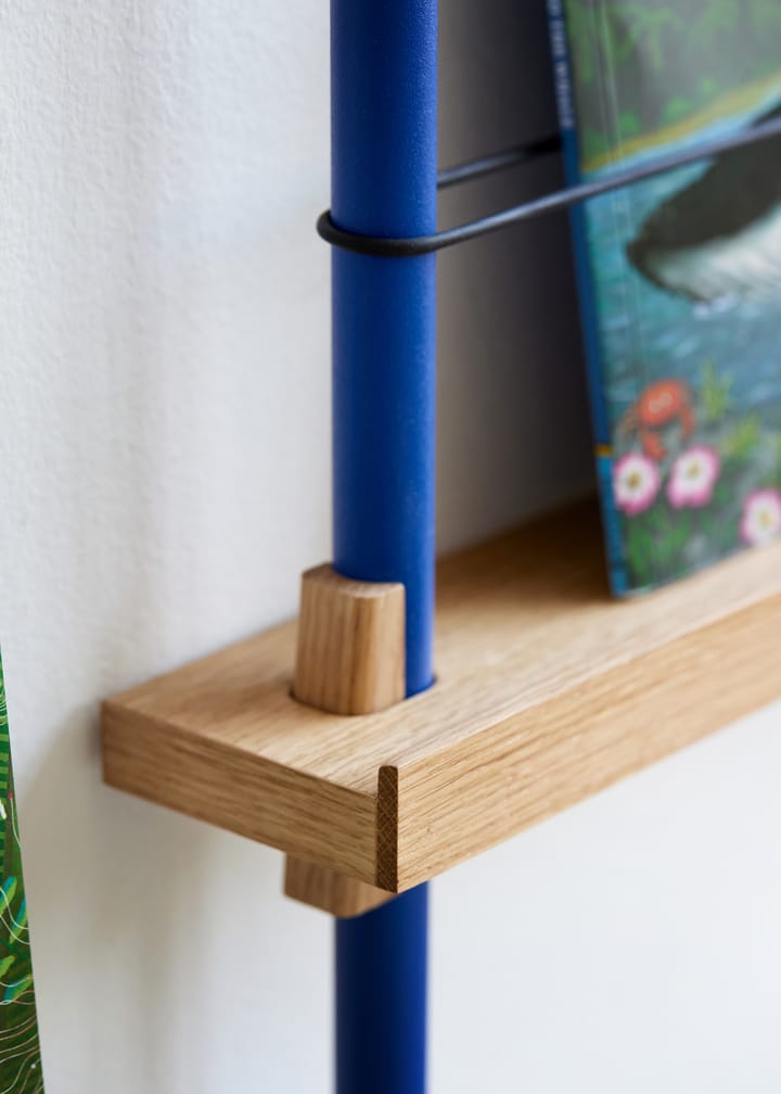 Porte-revues Moebe, Oak-blue MOEBE