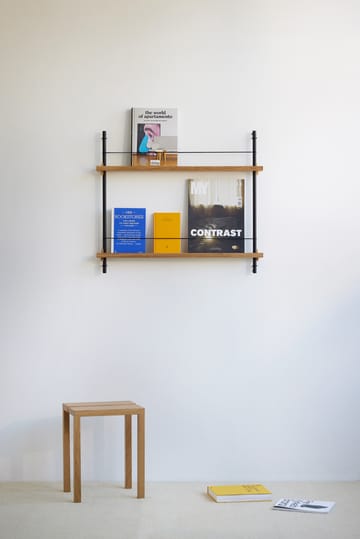Porte-revues Moebe - Oak-blue - MOEBE