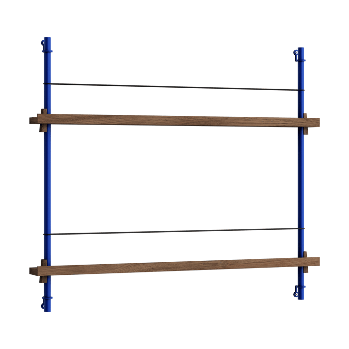 Porte-revues Moebe - Smoked oak-blue - MOEBE