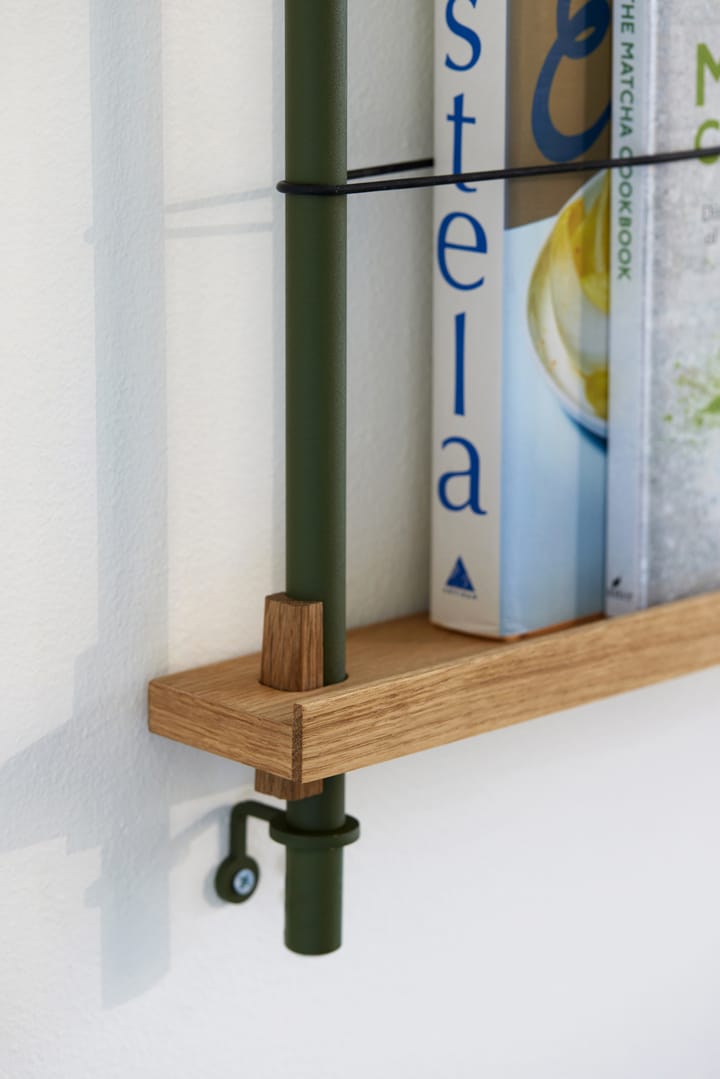 Porte-revues Moebe, Smoked oak-green MOEBE