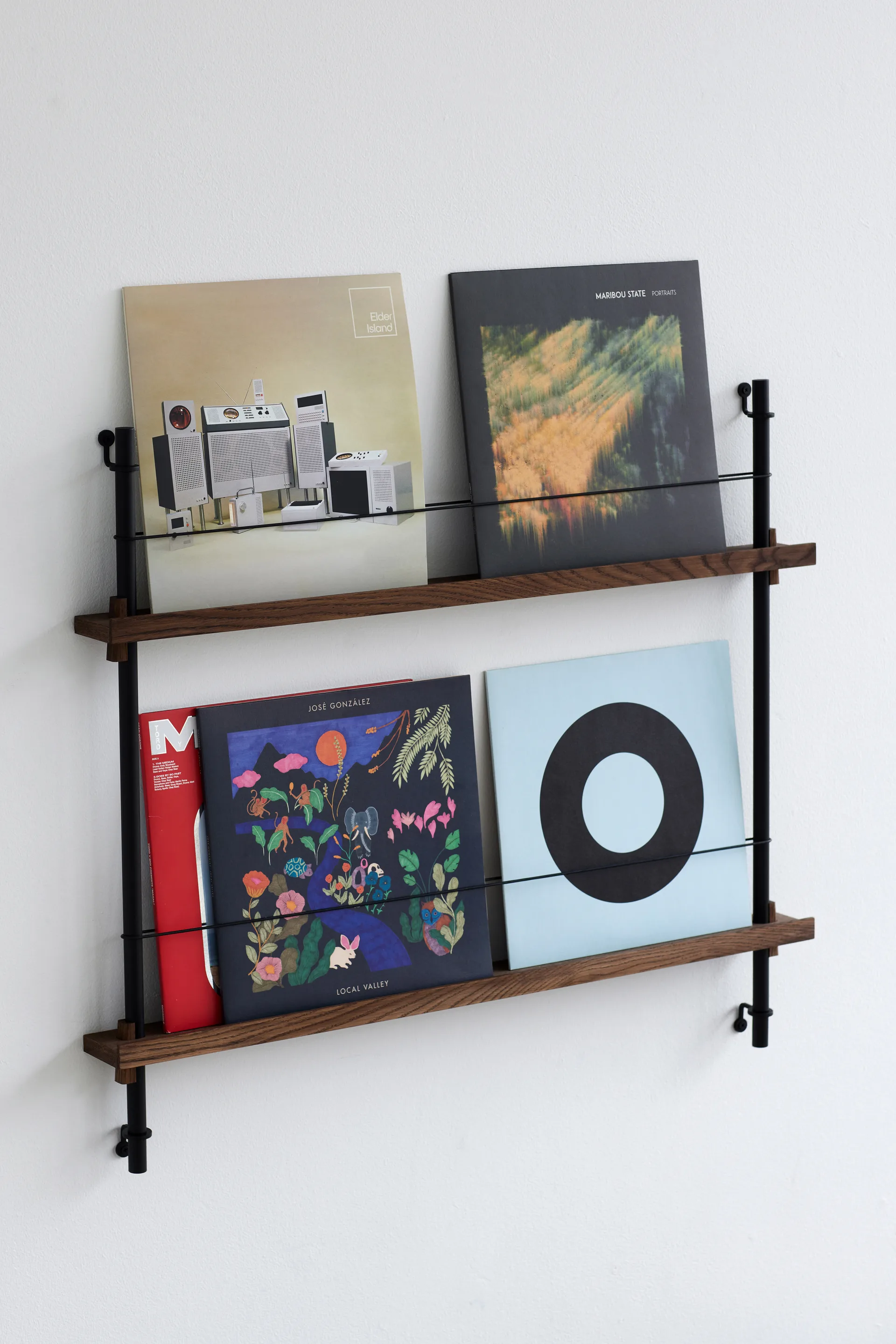 Porte-revues Moebe, Smoked oak-green MOEBE