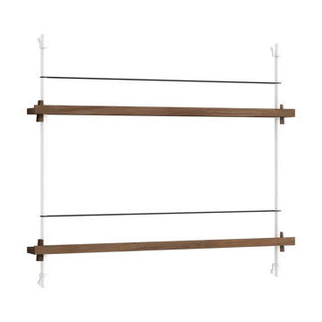 Porte-revues Moebe - Smoked oak-white - MOEBE