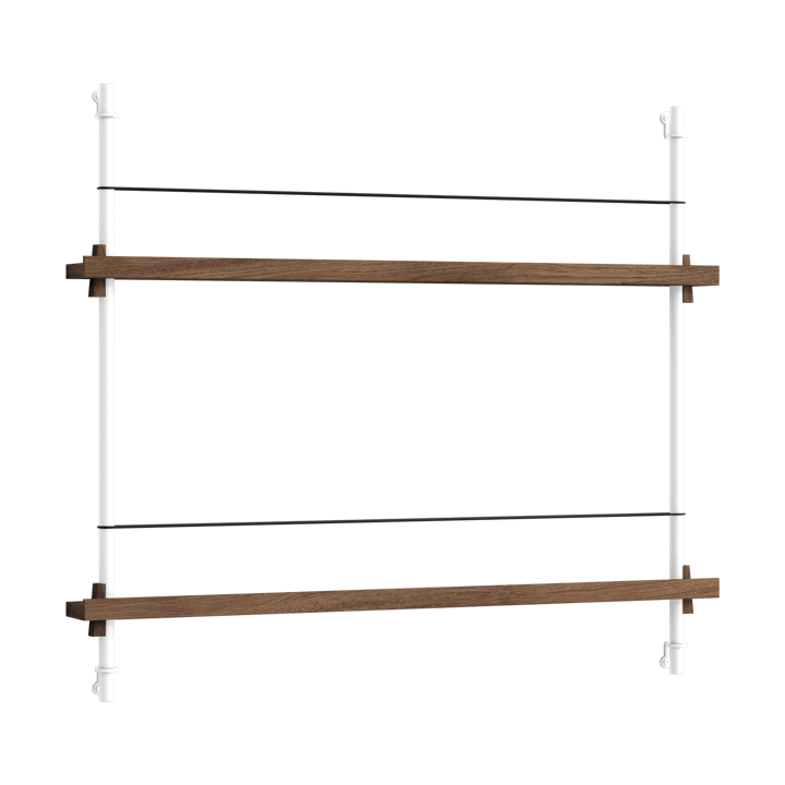 Porte-revues Moebe - Smoked oak-white - MOEBE